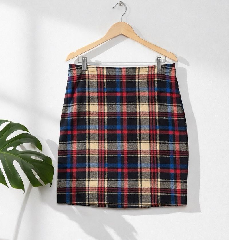 Plaid Mini Skirt