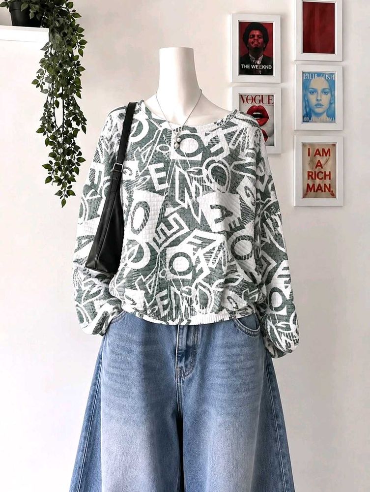 Cute Graphic Print hoodie