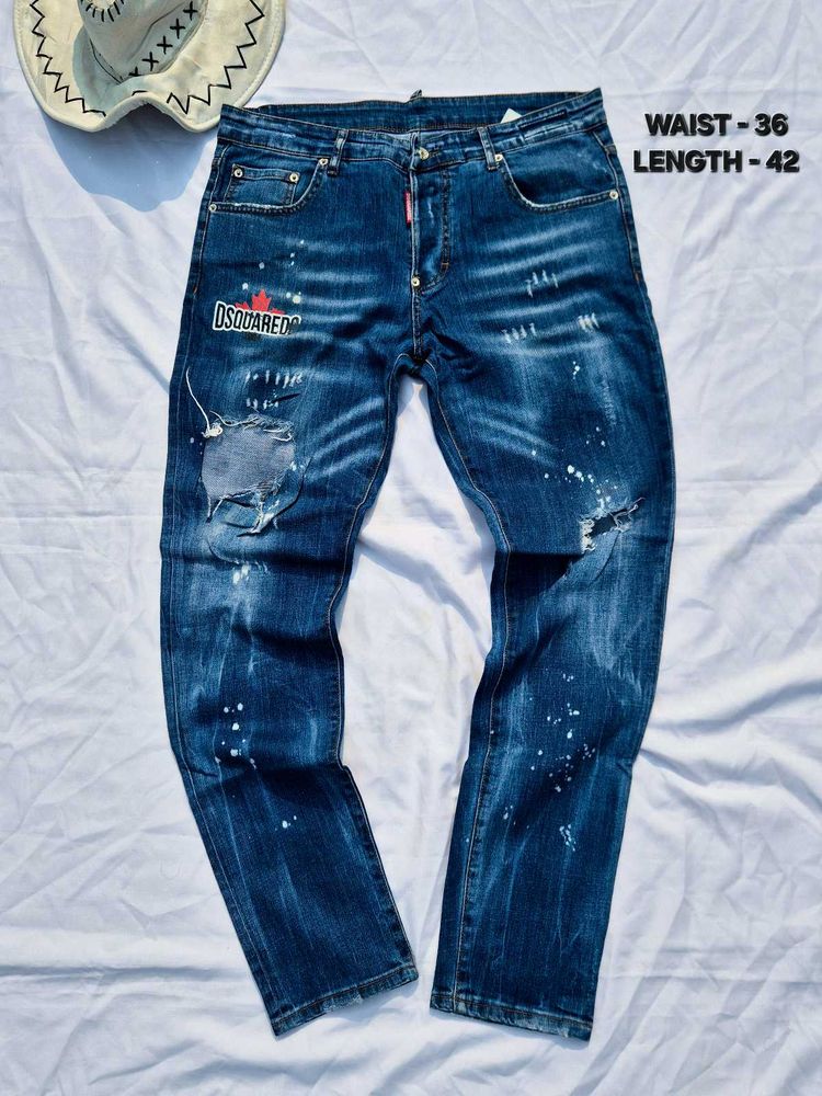 Dsquared2 Distressed Denim Jeans