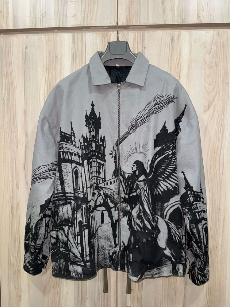 Unique Graphic Print Jacket ( only worn once)