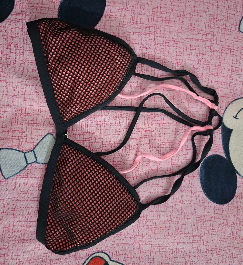 Mesh Bikini Top