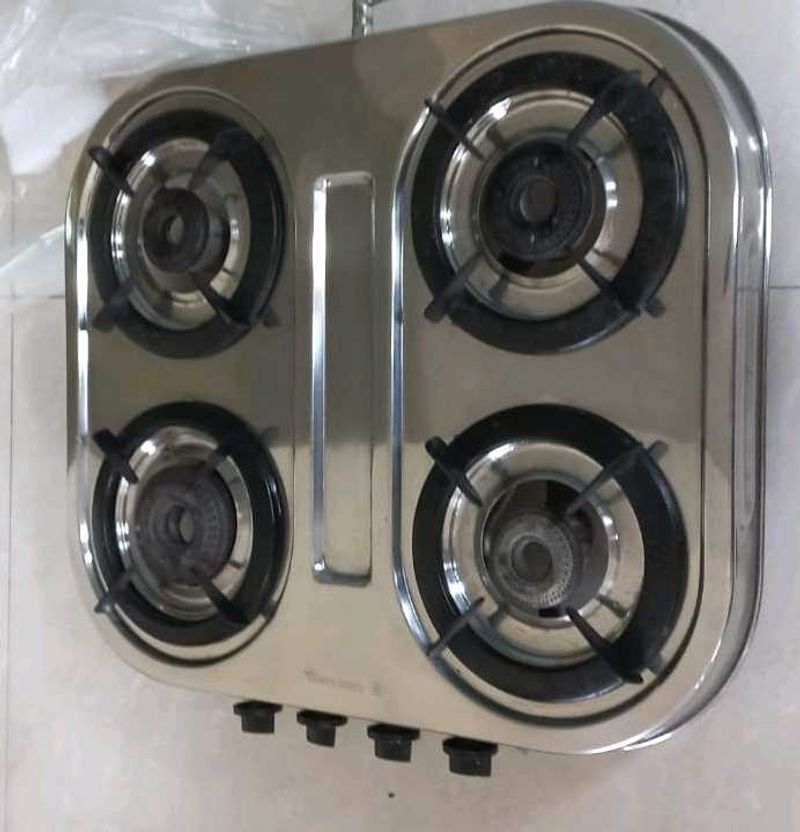 4-Burner Stainless Steel Gas Stove