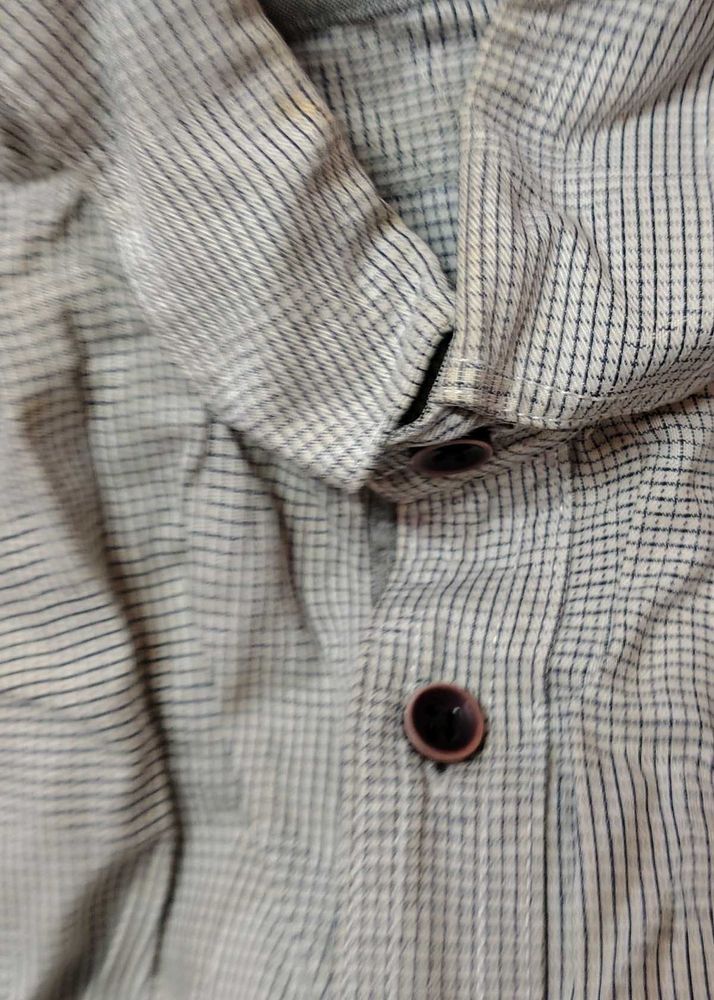 Classic Checked Kurta with Button Detail
