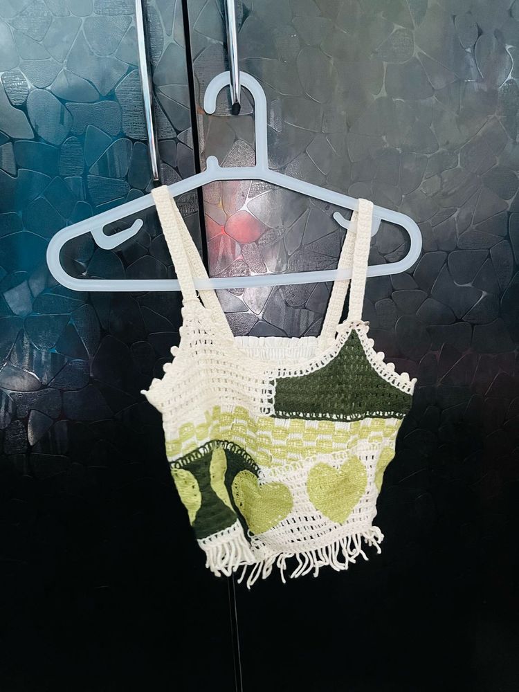 Boho Crochet Crop Top