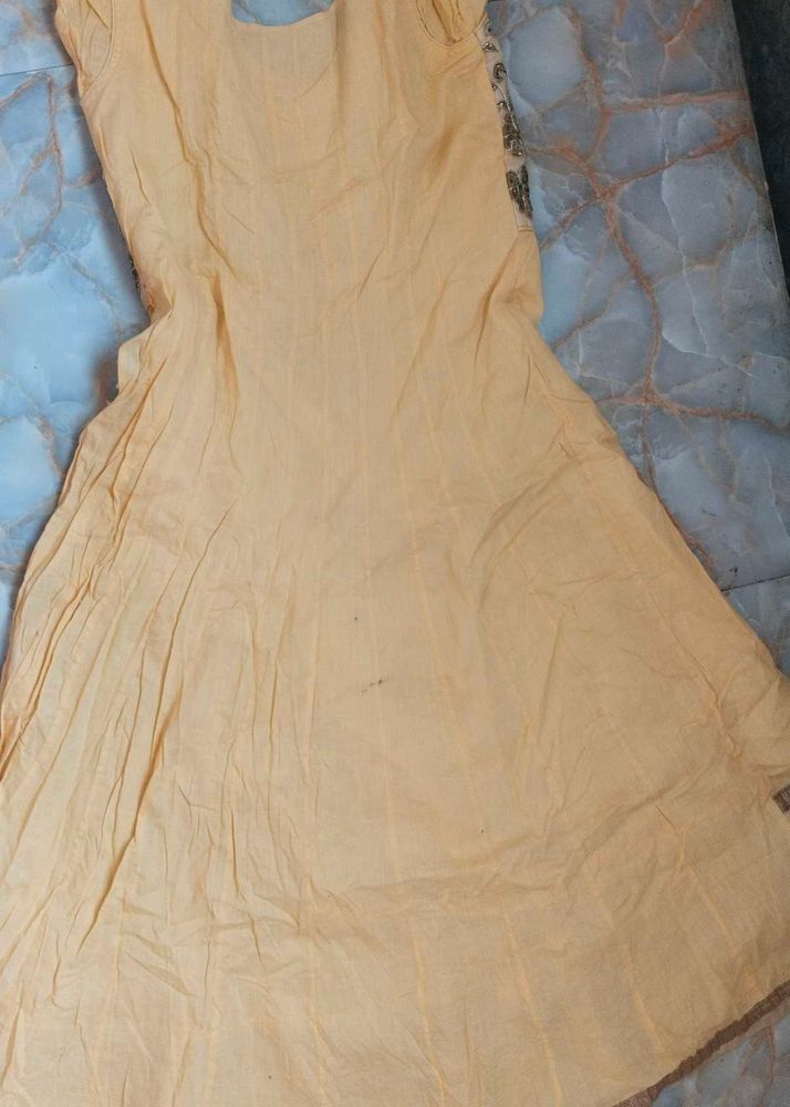 Elegant Peach Kurta Set
