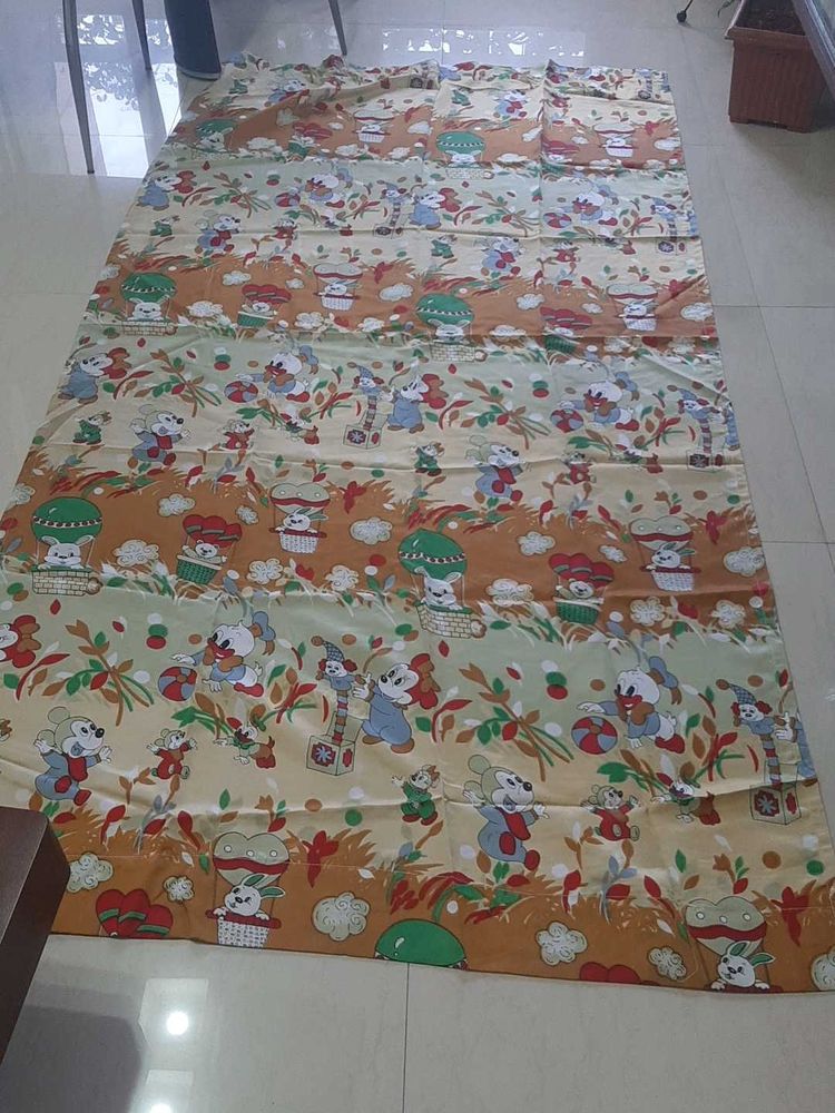 Cute Cartoon Printed Curtain for kids room