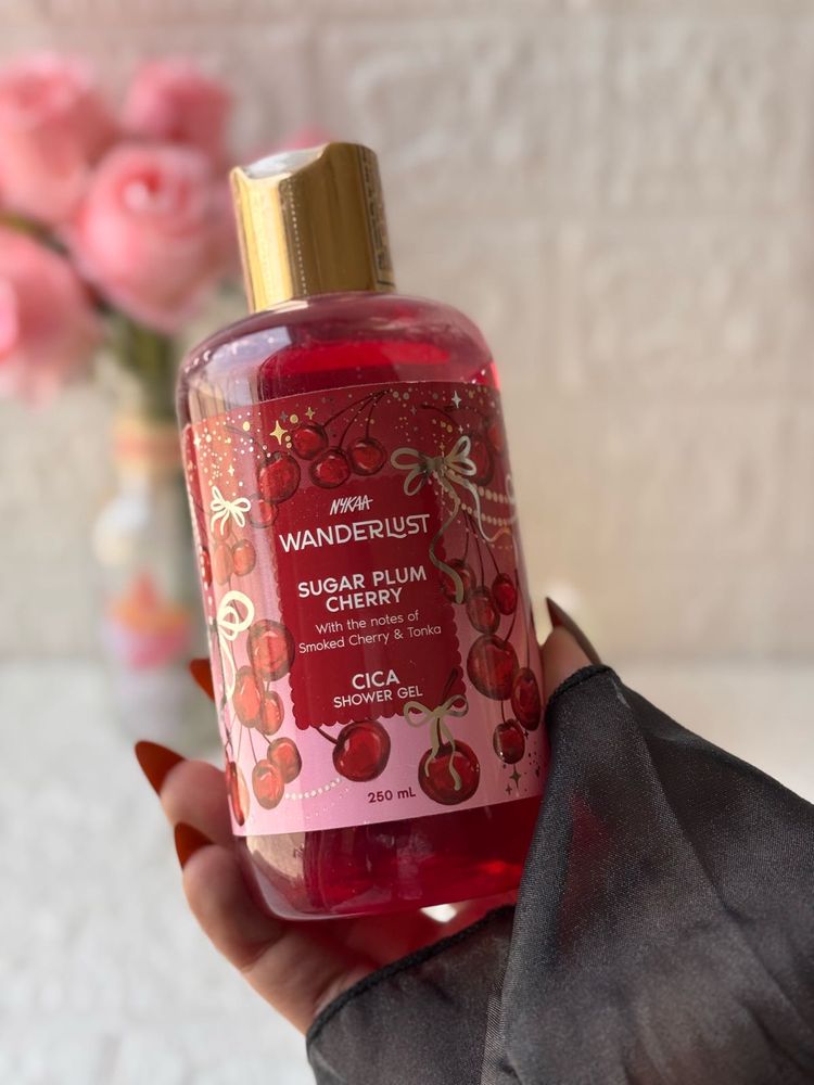 Nykaa Wanderlust Sugar Plum Cherry Shower Gel