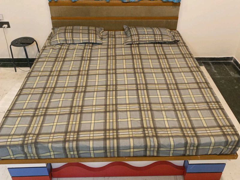 King Size Bedsheet 100% Cotton 108*108 Inch