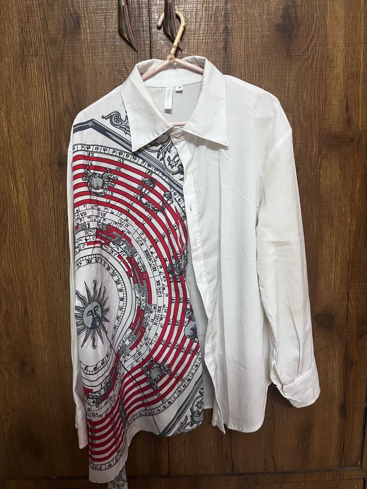 Stylish White Korean Shirt