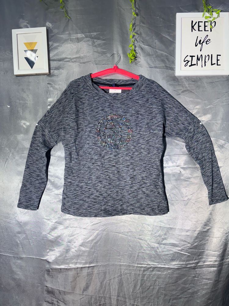 Armani Stylish Marled sweatshirt