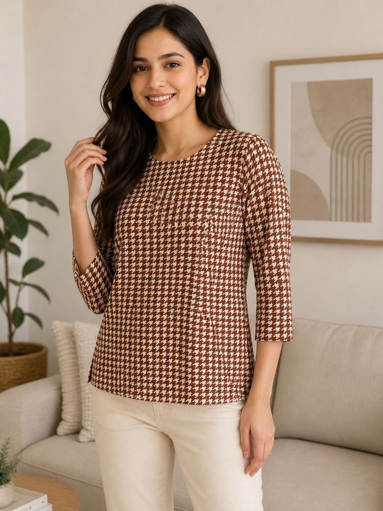 ON SALE🛍️Brown Top 🛍️🛍️Imported