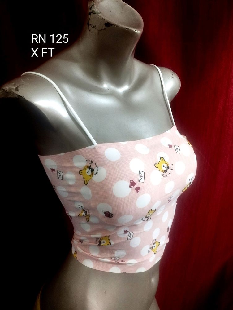 125 Round Elastic Strap Camisoles
