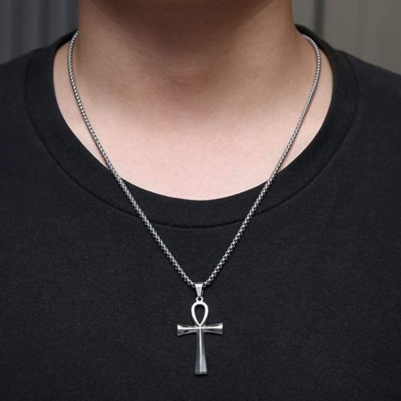 Gothic Ankh Pendant Necklace