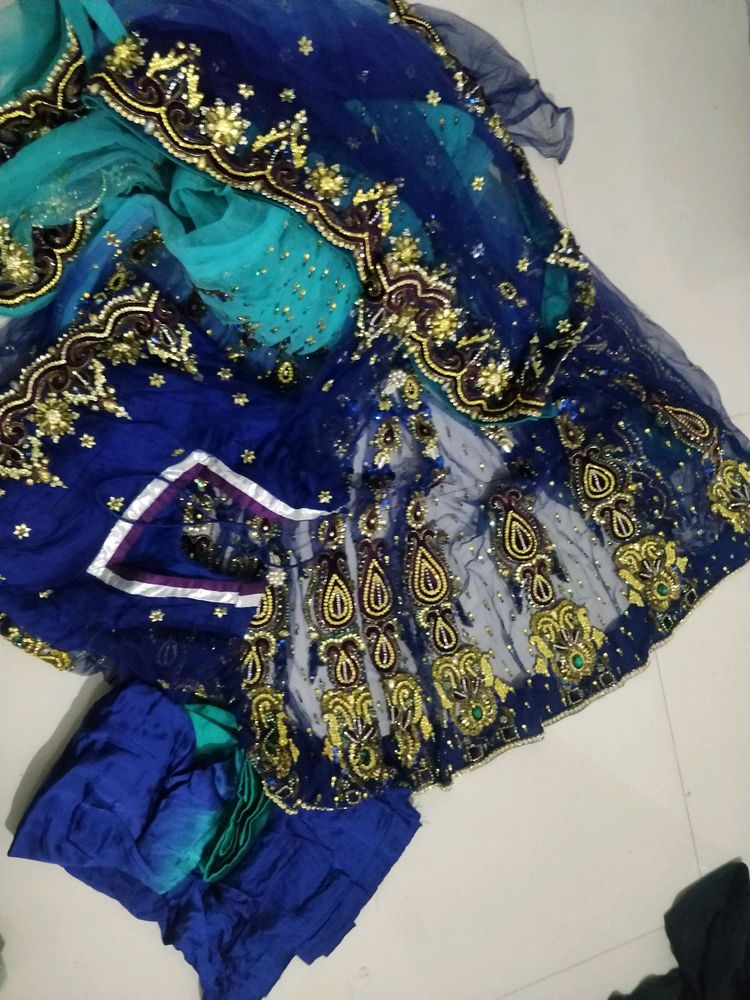 Bridel lahenga saree