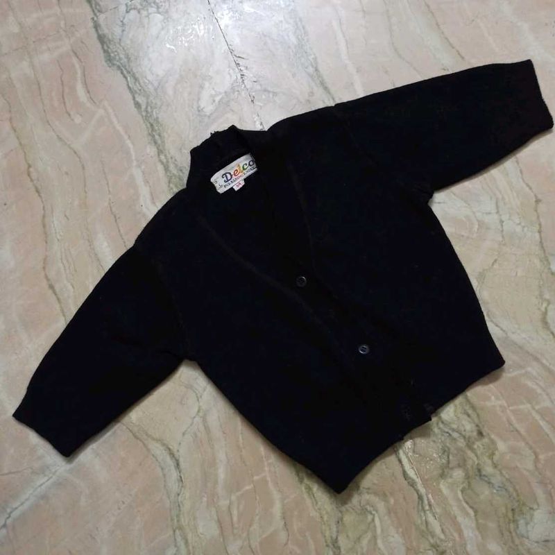 Black Woolen Blouse (34")