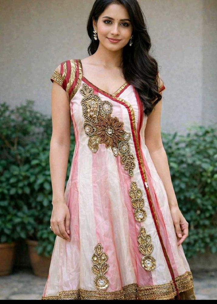 Small size Embroidered Anarkali Kurta Set