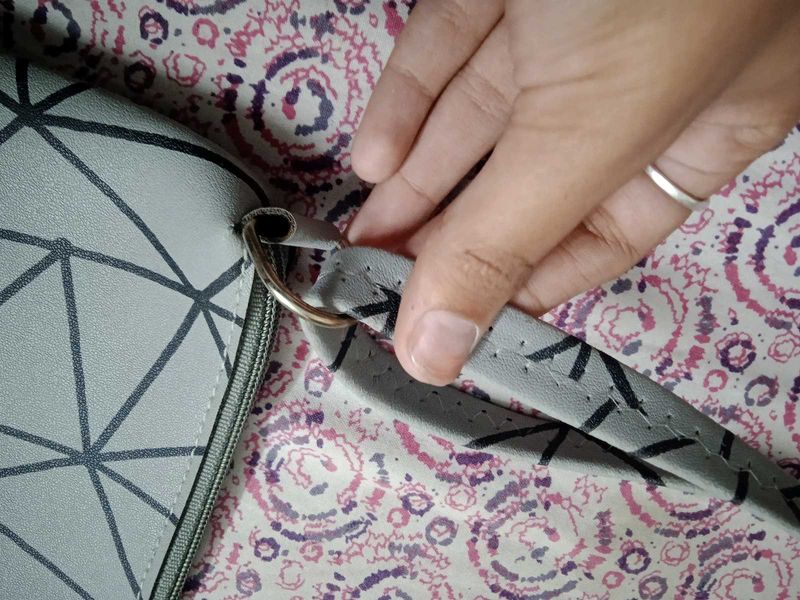 Grey Small Handbag