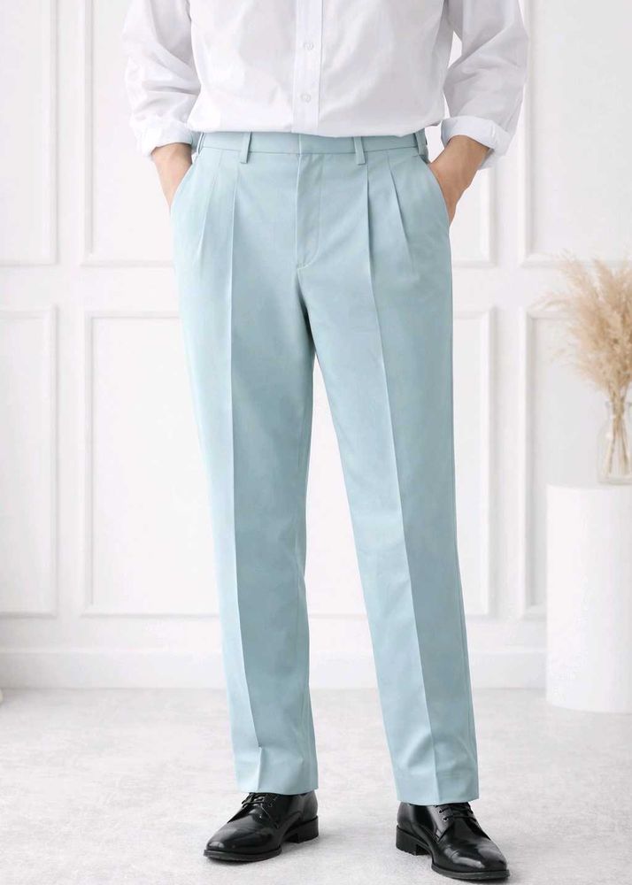 Light Blue Wide Legged Pants