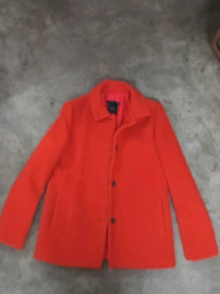 Vibrant rusted red Women's Casual Jacket