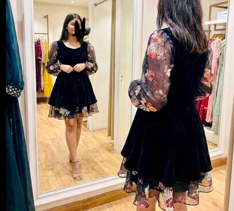 Black Floral Dress