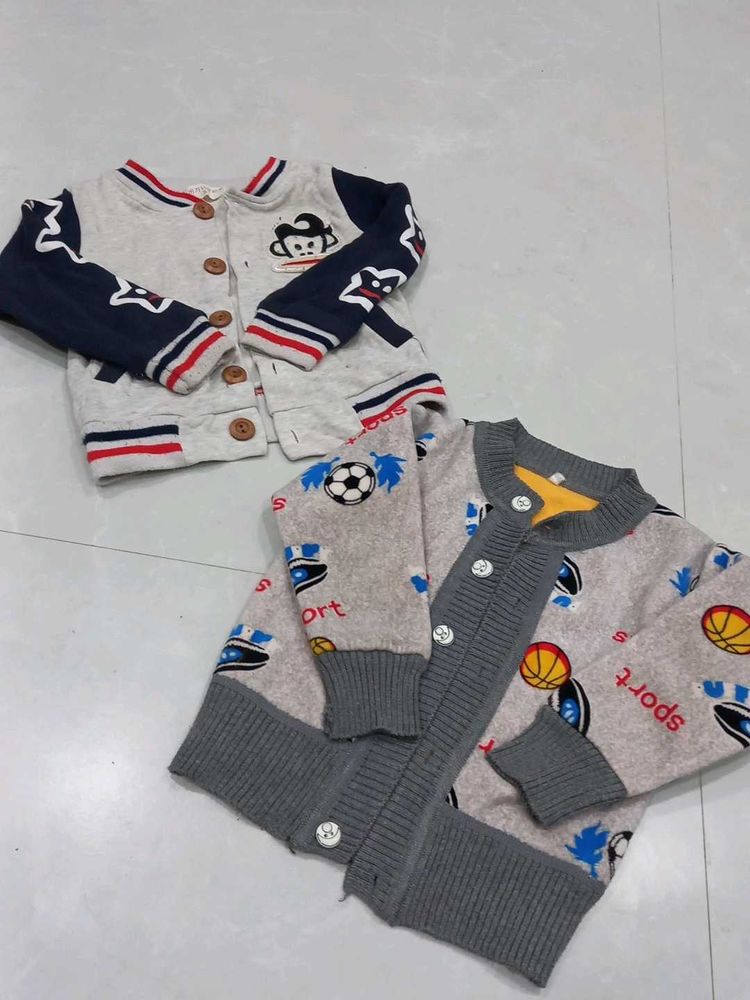 Cute Kids' Cardigan Set