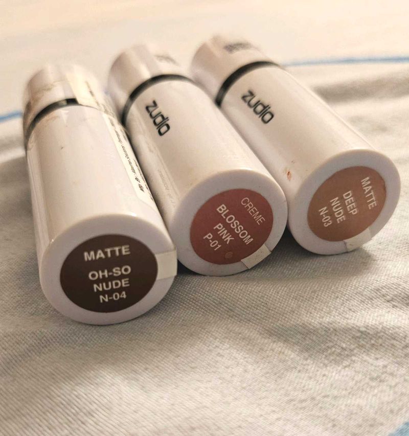 Zudio Matte Lipstick Trio