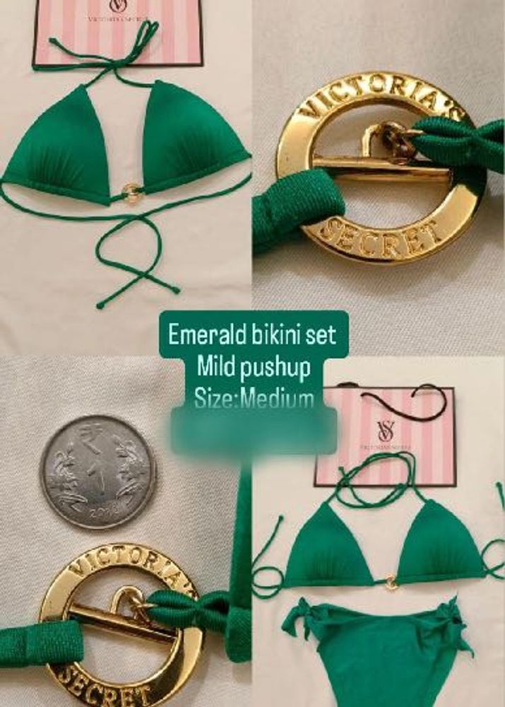Victoria's Secret Emerald Bikini Set
