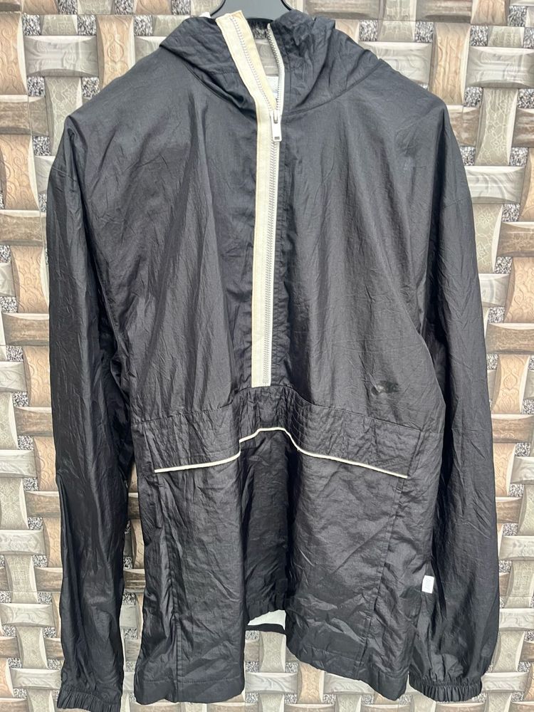 Black Lightweight Windbreaker Jacket