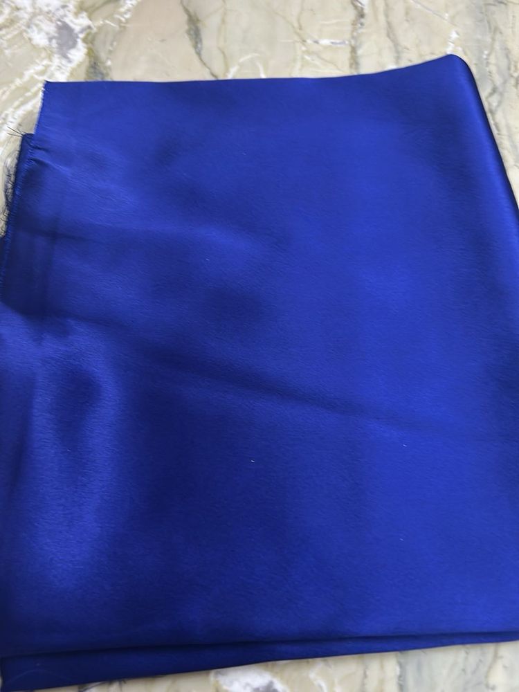 Royal Blue Silk Dress Material