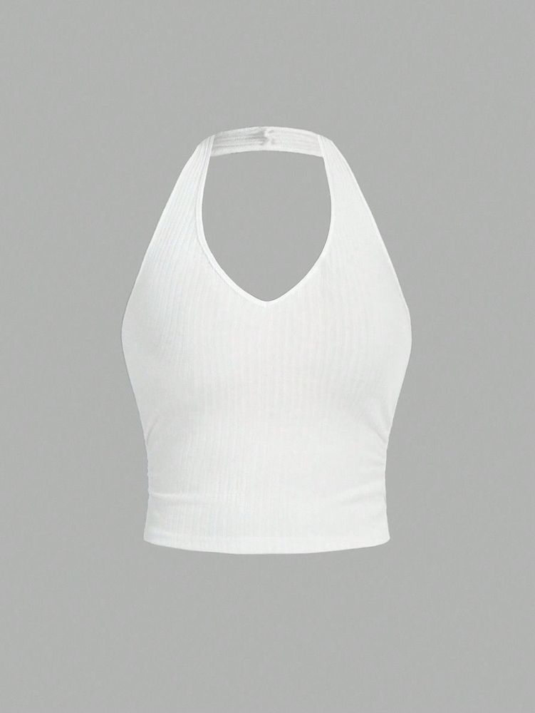 white halter top