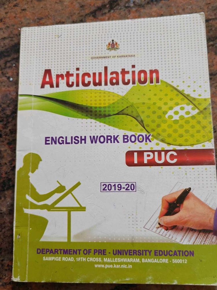 Articulation English Work Book I PUC