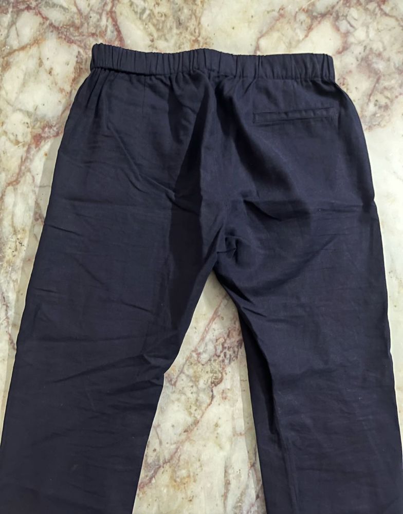 Zara Navy Blue Casual Pants