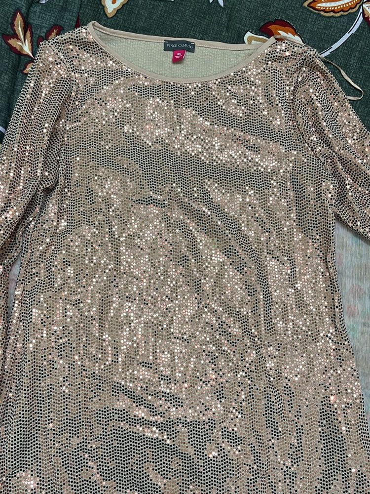 Shimmery Pink Top