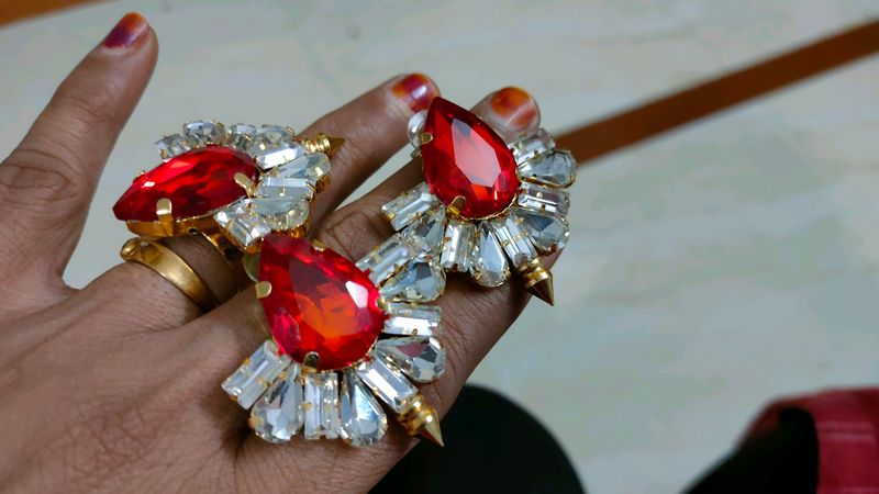 Earrings And Ring Combo