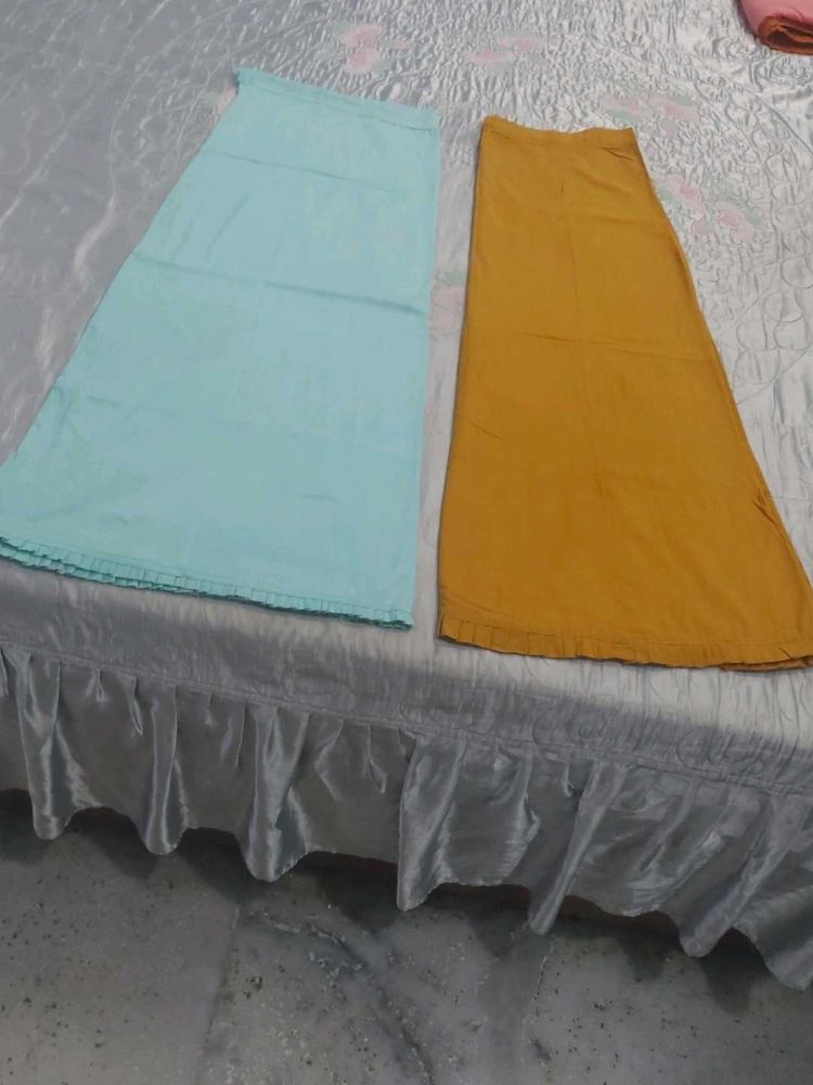 Two Women's Saree Petticoats