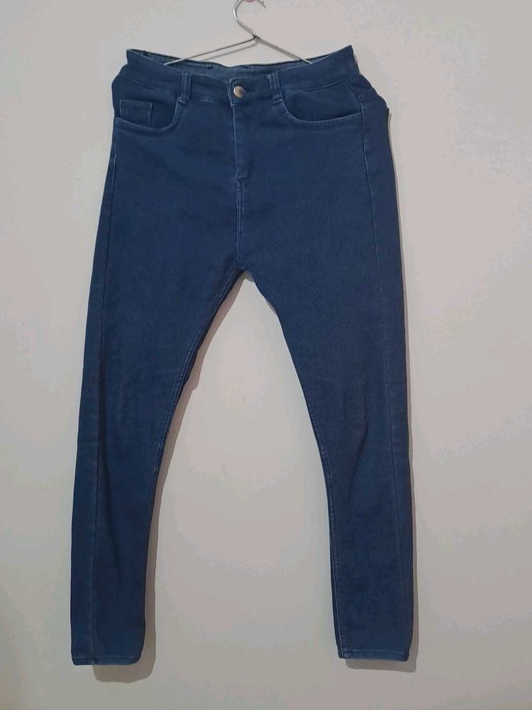 Dark Blue Denim Jeans