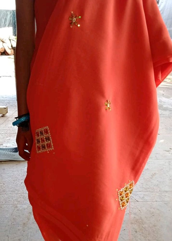 Polister Saree