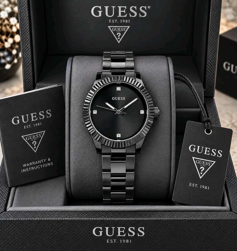 Guess Black Watch - Men's