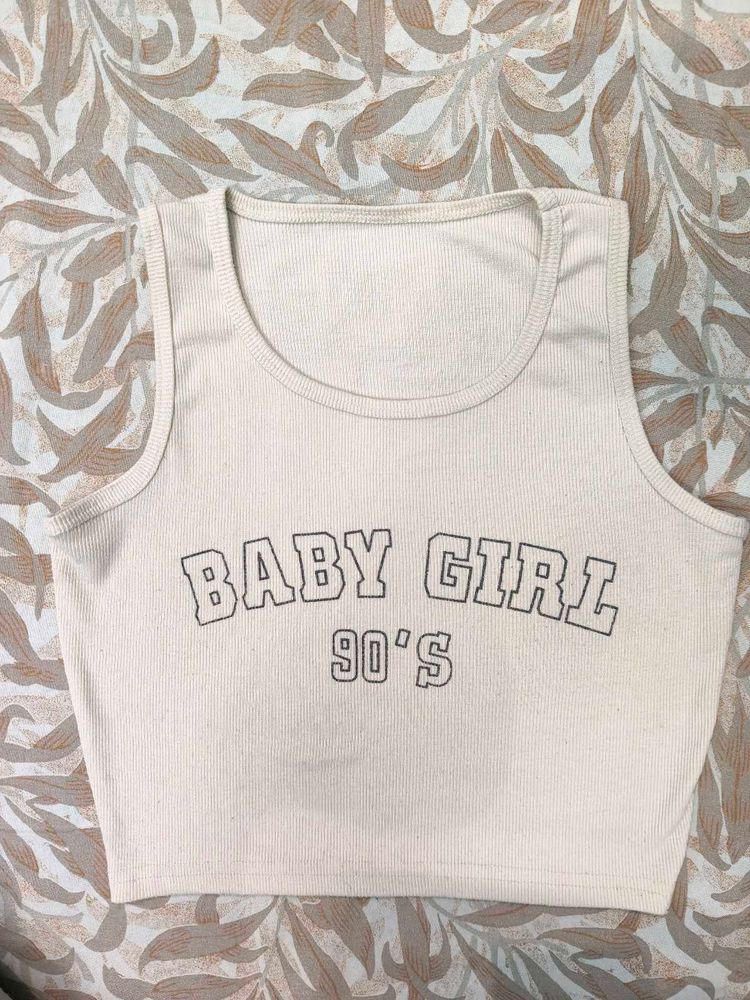 Baby Girl 90's Crop Tank Top