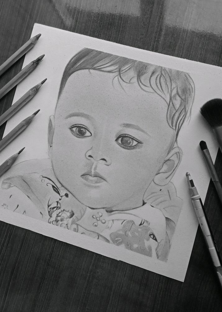 Cute Baby Art Work🎨🥳💫🔥💖