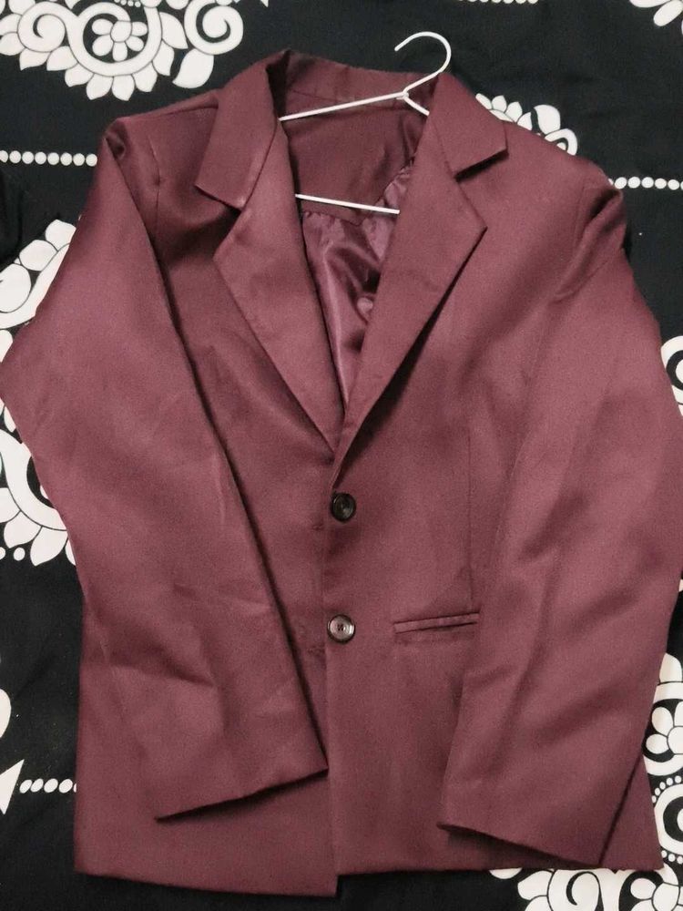 Men's Maroon Blazer
