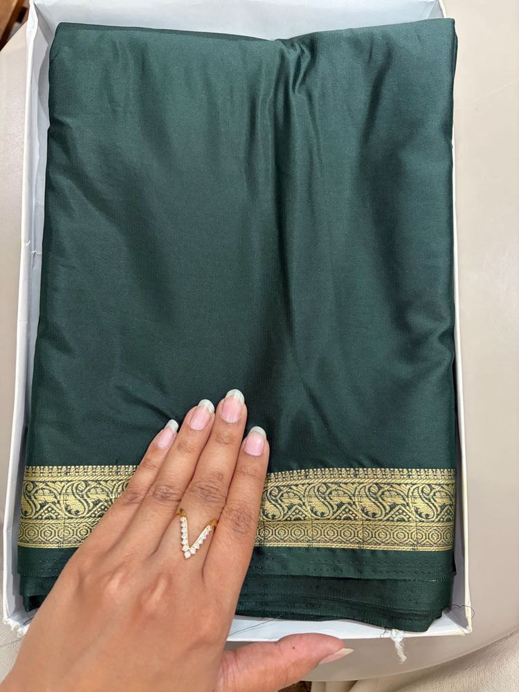 Green saree