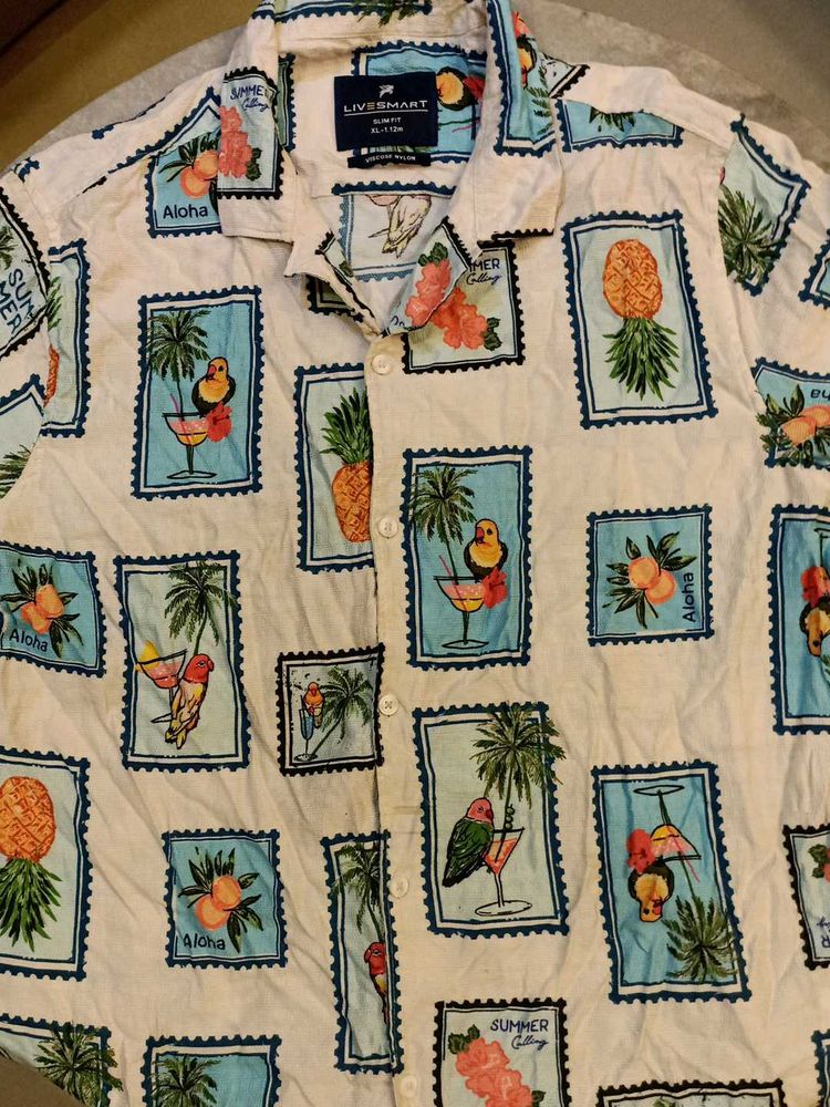 Men's Aloha Print Summer Shirt