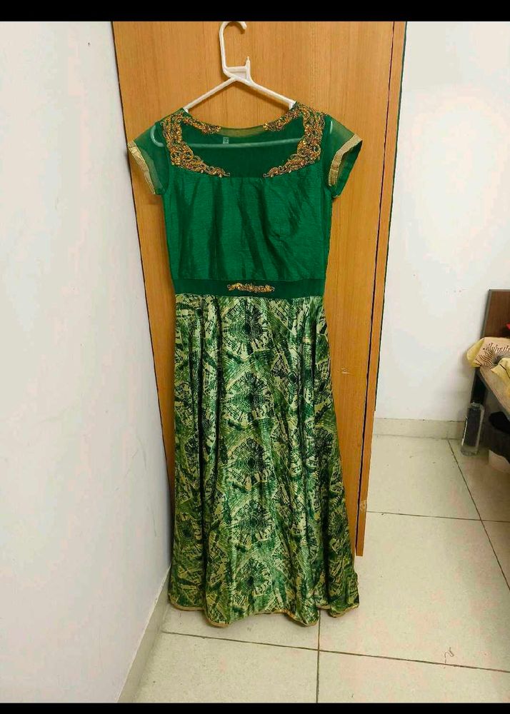 Beautiful Green Ethnic Gown