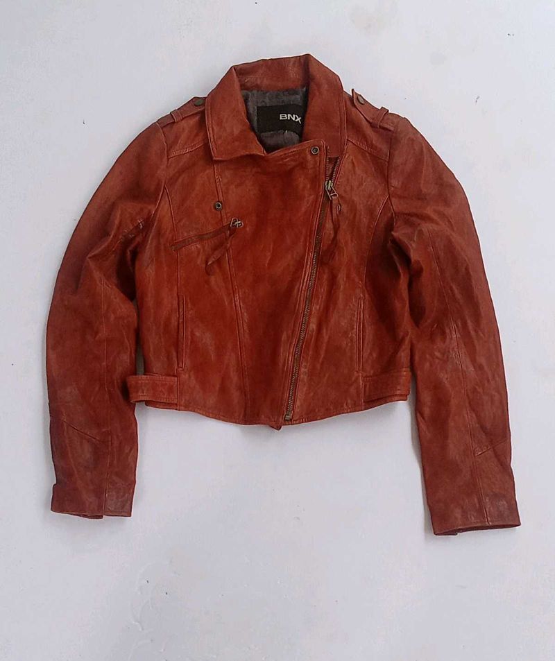 BNX Faux- Leather Jacket