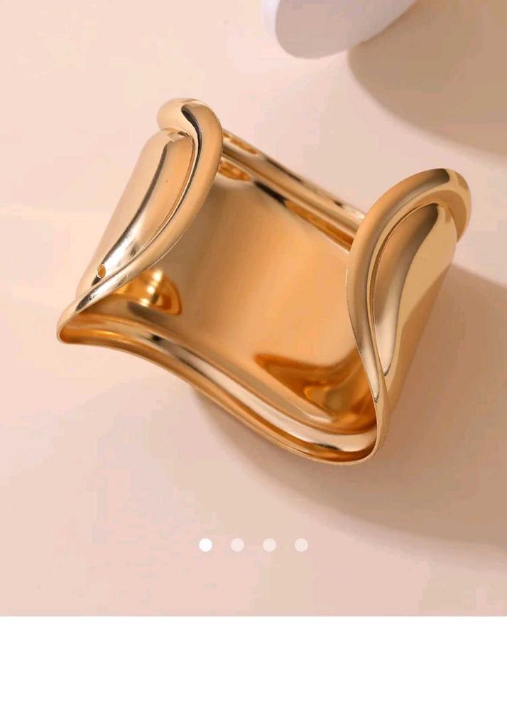 Gold Statement Cuff Bracelet