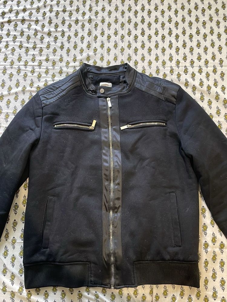 Men's Black Bomber Jacket