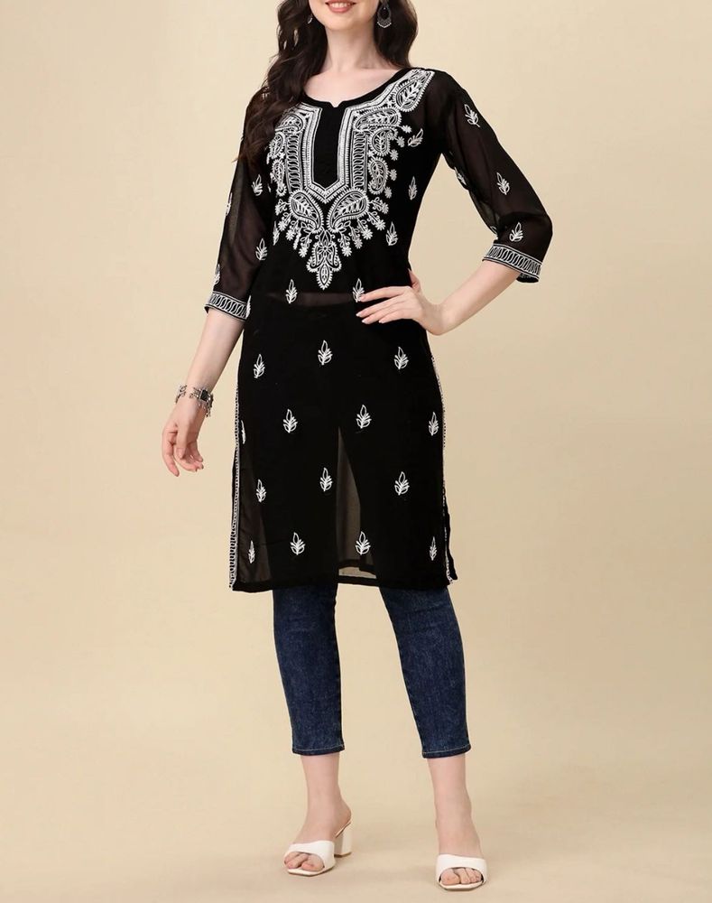 Elegant Black Kurta