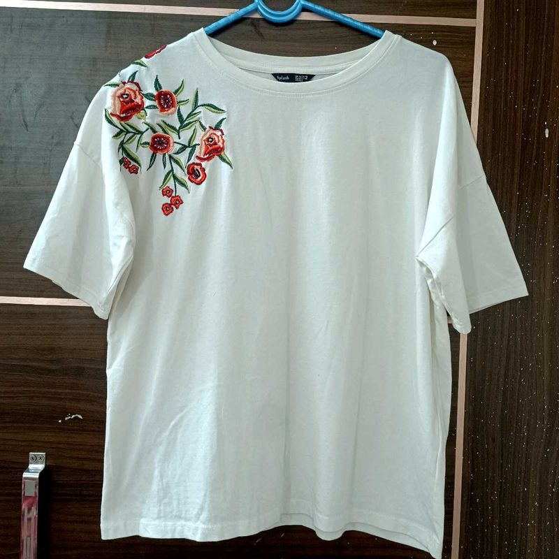 Embroidery tshirt for women's &amp; girls
