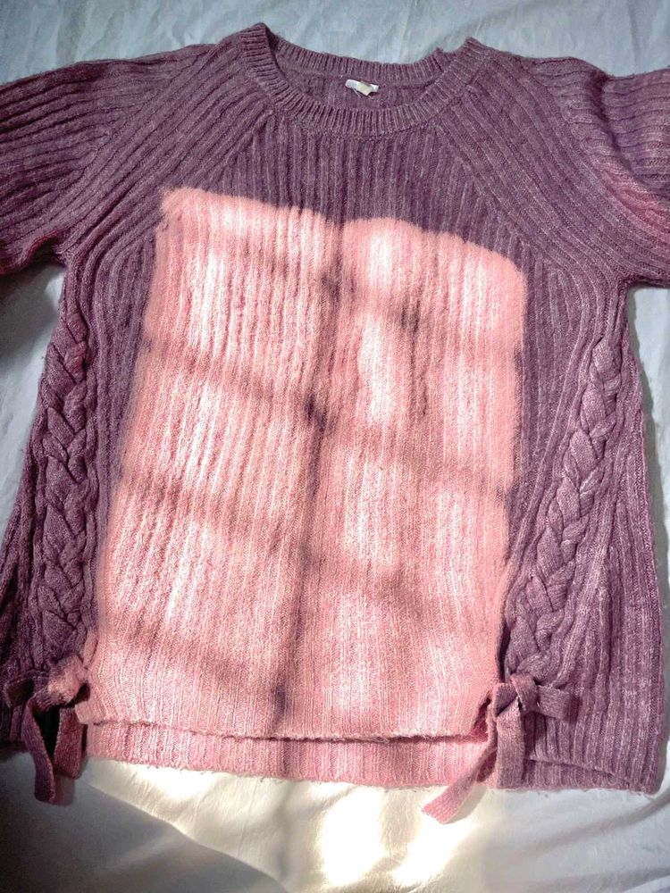 Korean Bow Sweater